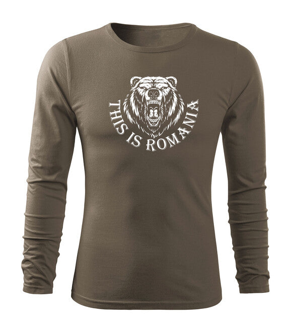 DRAGOWA Fit-T Long Sleeve T-shirt Romanian Bear