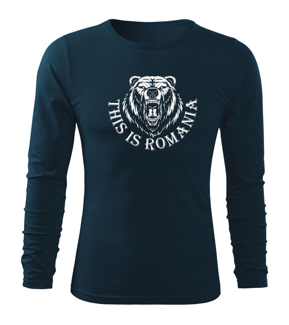 DRAGOWA Fit-T Long Sleeve T-Shirt, Romanian Bear