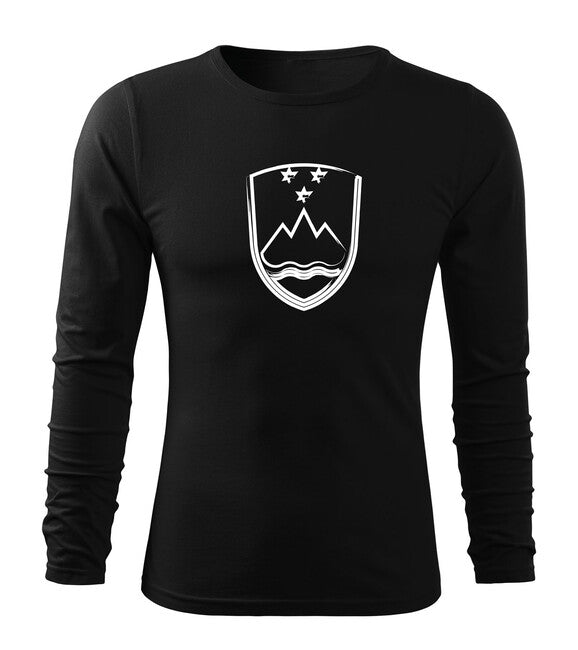 DRAGOWA Fit-T Long Sleeve T-Shirt, Slovenian Flag