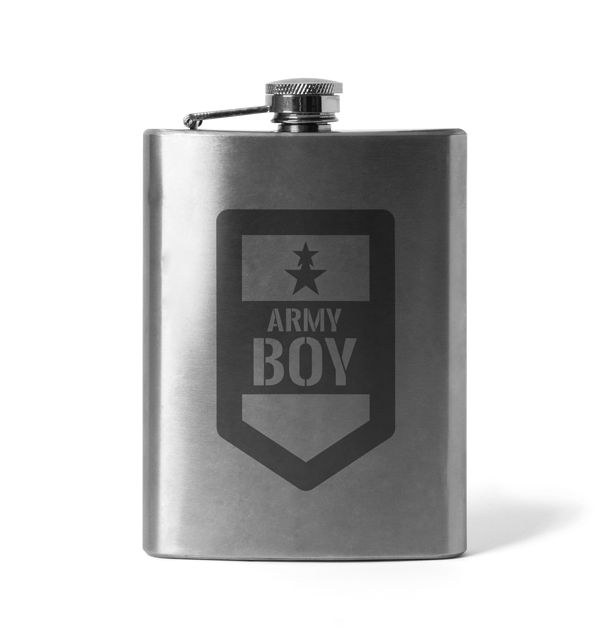 DRAGOWA Engraved Flask Army boy 210 ml