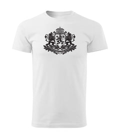 DRAGOWA short-sleeve t-shirt Bulgarian emblem, white