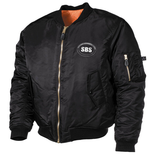 Dragowa MA1 Bomber Jacket, Black