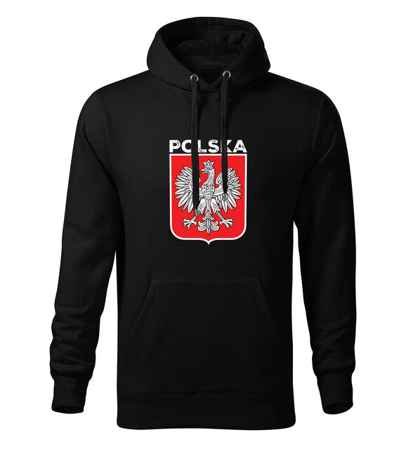 DRAGOWA Polish Eagle with Text Men's Hoodie