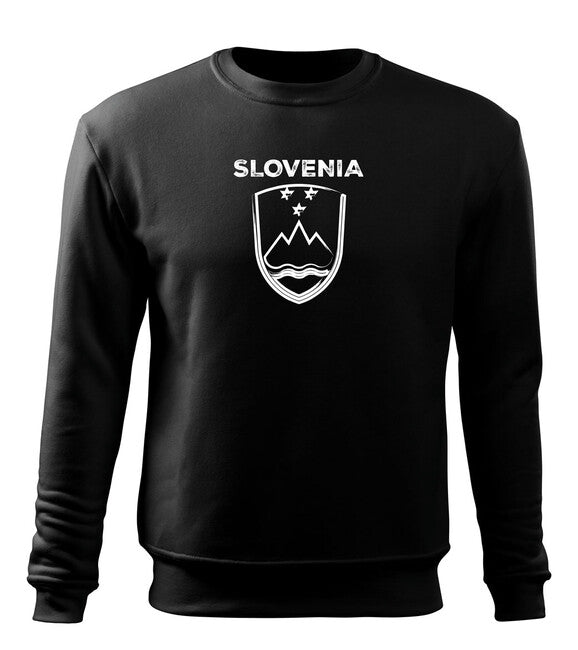 DRAGOWA Men's Slovenian Emblem with Text Hoodie