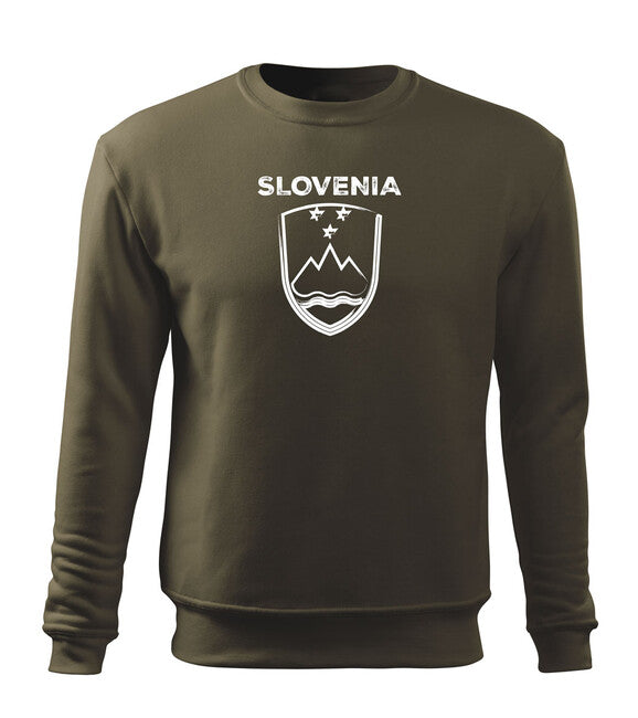 DRAGOWA Slovenian Emblem with Text Men's Hoodie