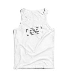 DRAGOWA men's tank top Made in Slovenia, white