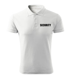 DRAGOWA μπλούζα πόλο SECURITY, λευκό