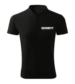 DRAGOWA μπλούζα πόλο SECURITY, μαύρο