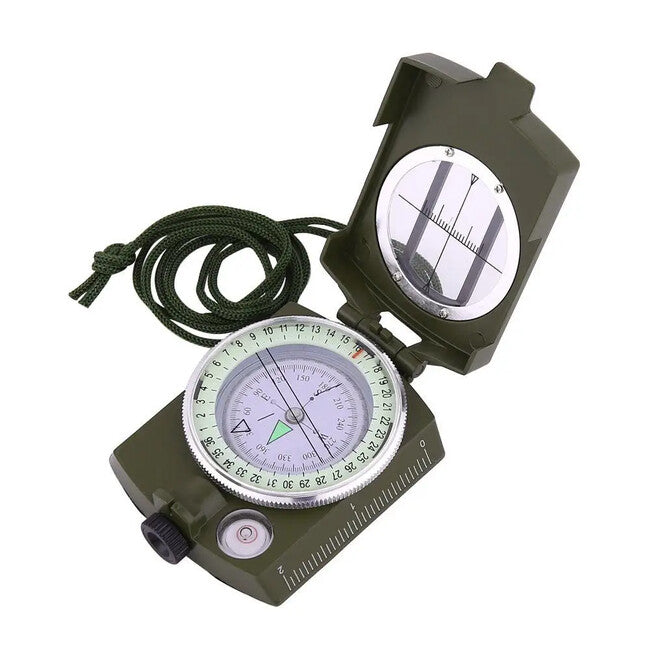 DRAGOWA Tactical Metal Waterproof Compass Drift, Green