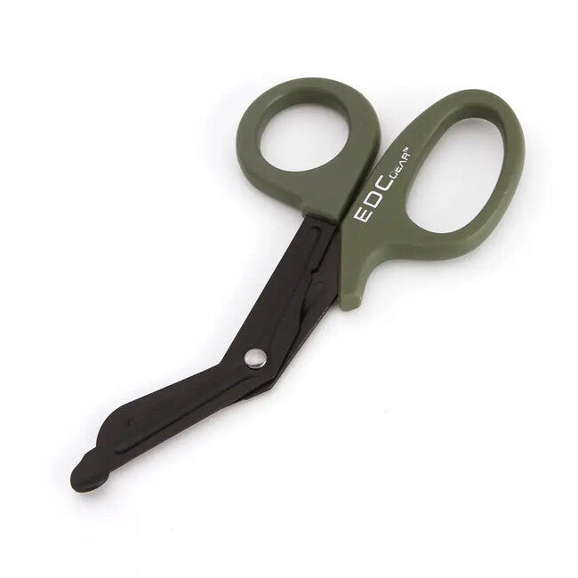 DRAGOWA Tactical Stainless Steel Tactical Rescue Scissors Lodge, Green