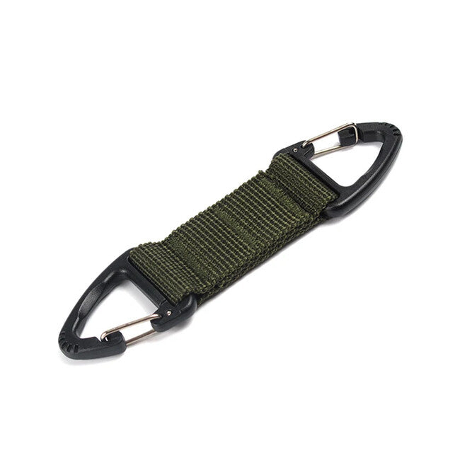 DRAGOWA Tactical Basecamp Reversible Carabiner, Green