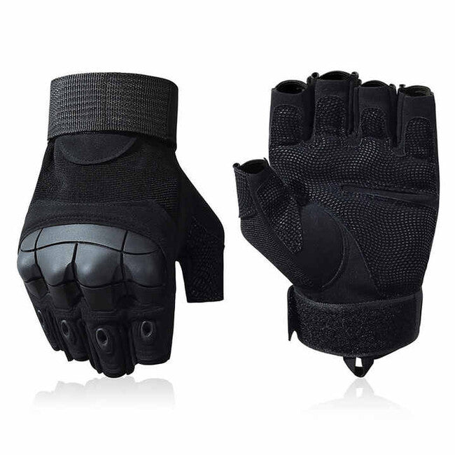 DRAGOWA TACTICAL Adler Short Tactical Gloves, Black