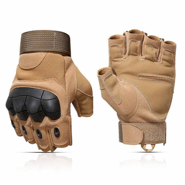 DRAGOWA TACTICAL Adler Short Tactical Gloves, Khaki