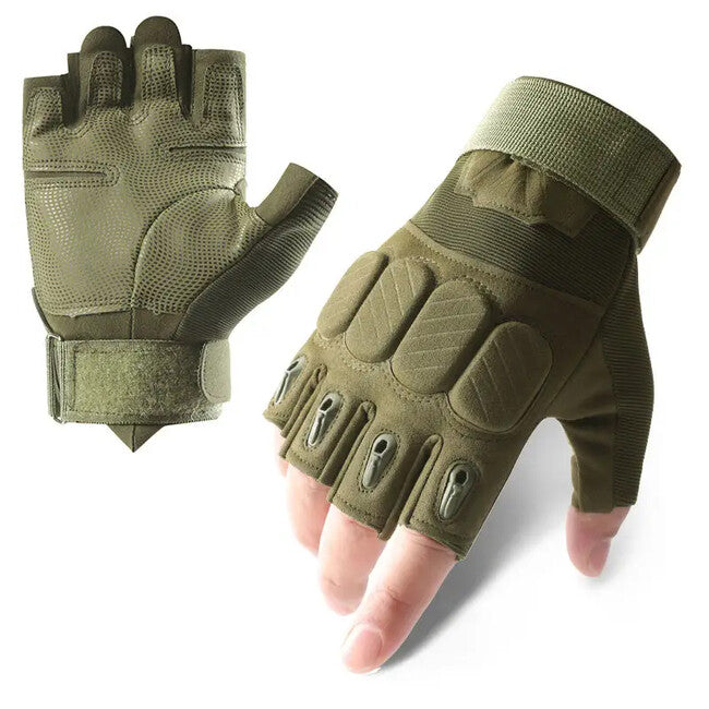DRAGOWA TACTICAL Storm Short Tactical Gloves, Green