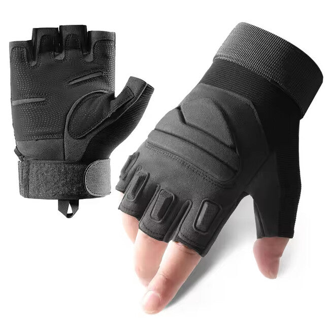 DRAGOWA TACTICAL Yankee Short Tactical Gloves, Black