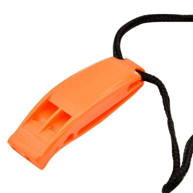 DRAGOWA Tactical Aron Rescue Whistle with Cord, Orange