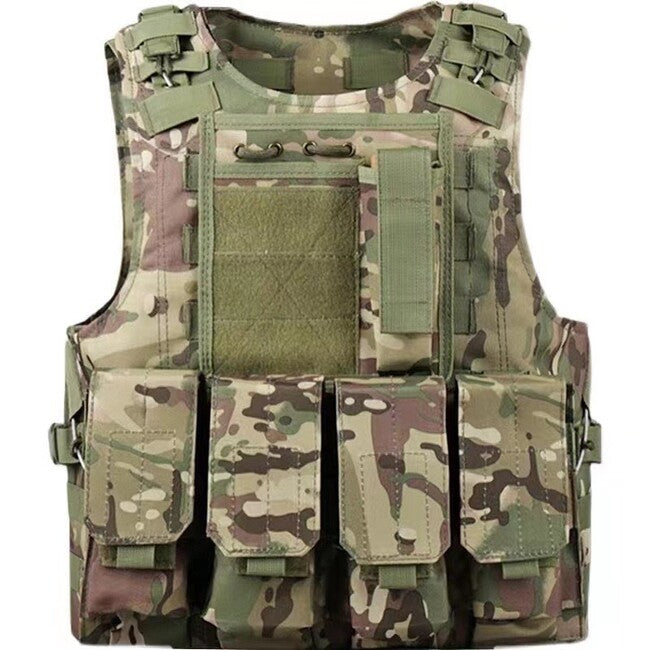 DRAGOWA Military Heavy Duty Vest, Multicam