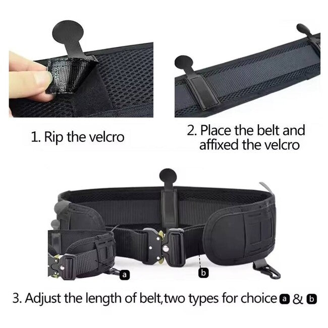 DRAGOWA TACTICAL Hawk Tactical Belt, Black