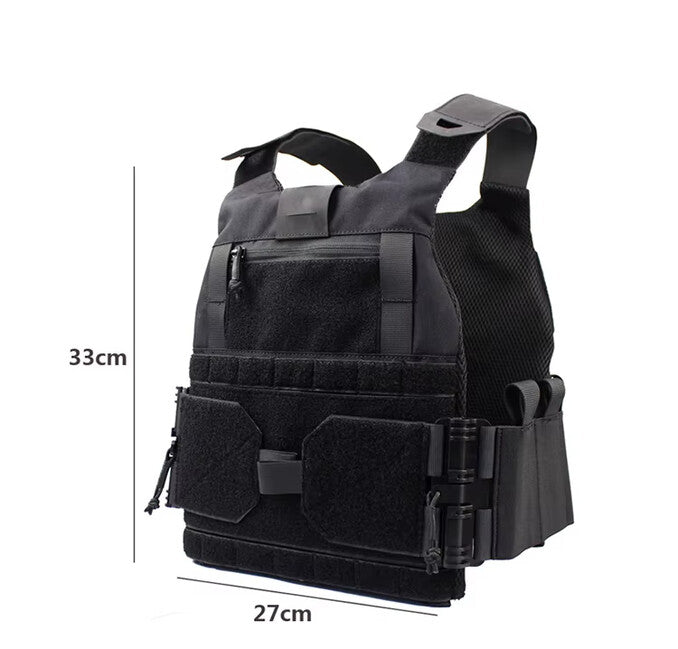 DRAGOWA Tactical Maverick Tactical Vest, Black
