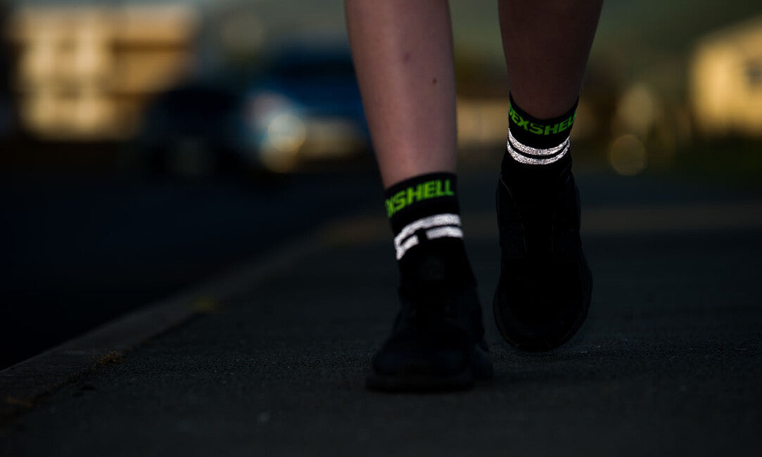 DexShell Pro Visibility Cycling Waterproof Socks, Reflective