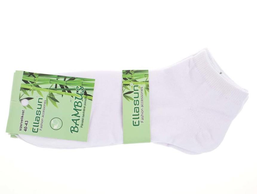 O&T Ankle Socks 3 Pair, White