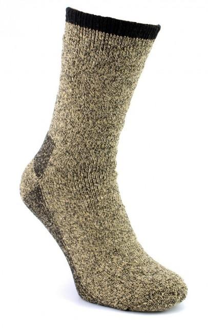O&T Polar Thermal 2-Layer Socks, 1 Pair, Khaki