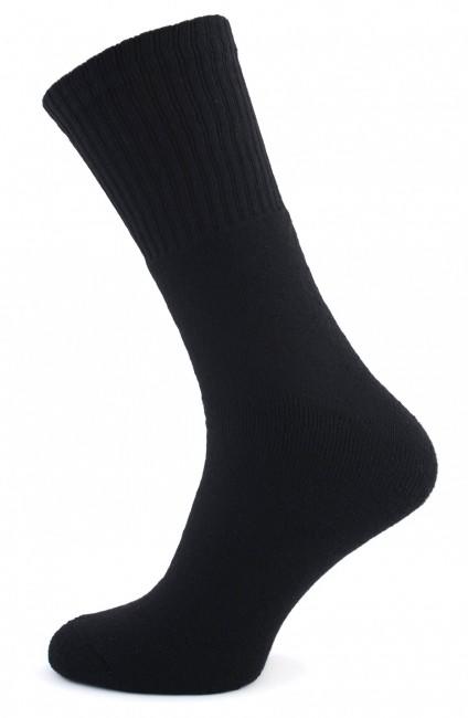 O&T Men's Looken Work Socks 3 Pairs, Black