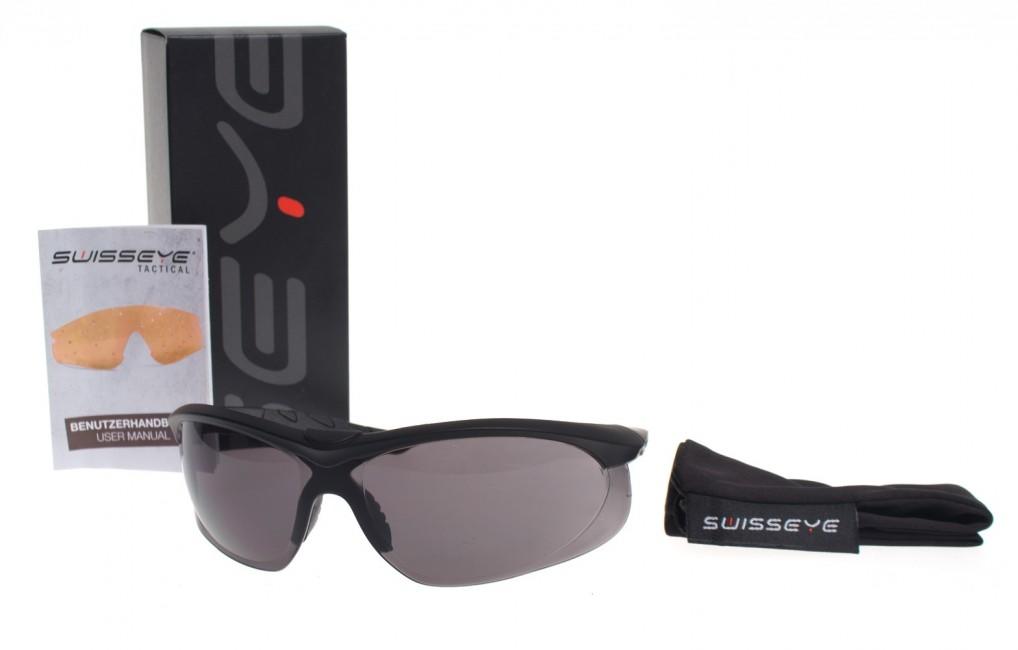Swiss Eye Lancer Tactical Glasses, Black
