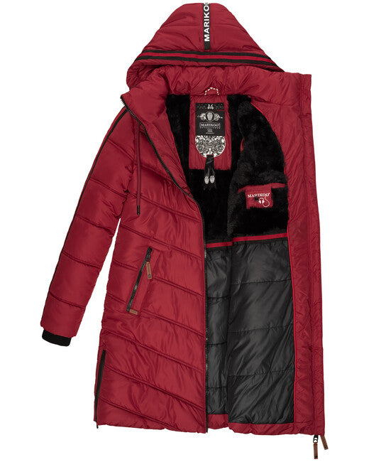 Marikoo Women's Winter Jacket ARMASA, Blood Red
