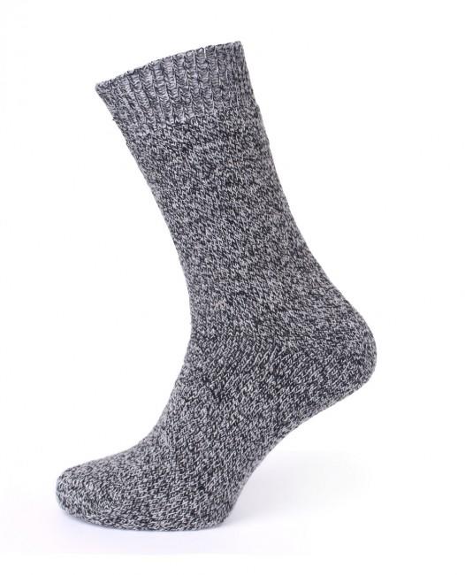 O&T Norwegian Wool Socks 3 Pairs, Grey