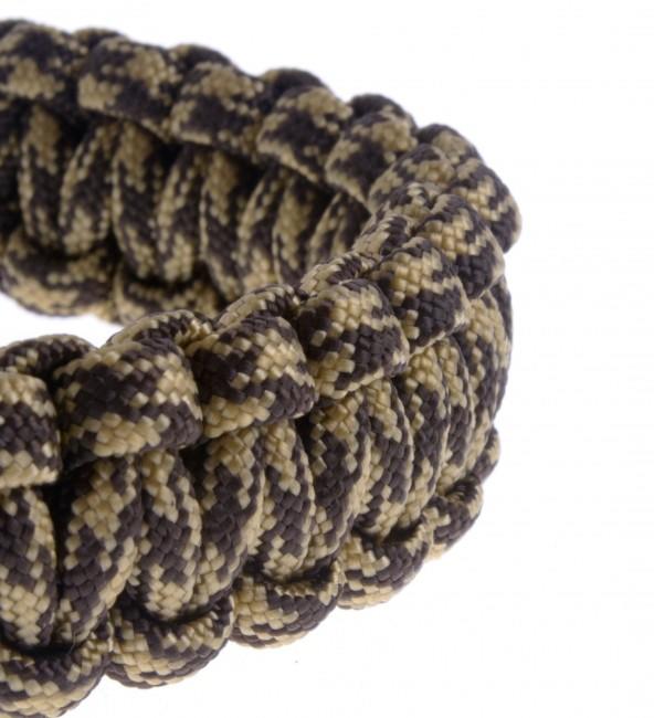 O&T Paracord Bracelet, Khaki-Brown