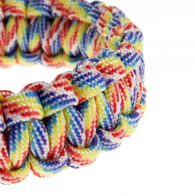 O&T Paracord Bracelet, Plastic Buckle, Happy Day