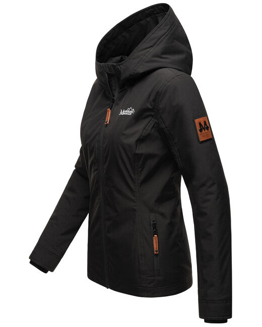 Marikoo Women's Transition Jacket with Hood, Blackberry