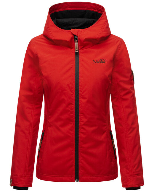 Marikoo Women's Transition Jacket with Hood, Blackberry