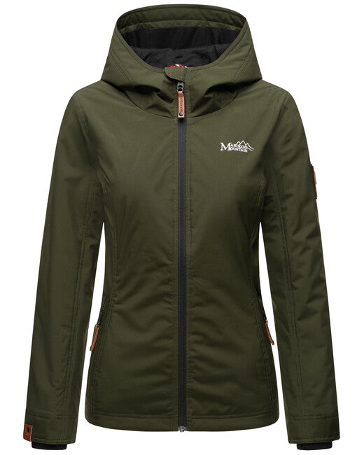 Marikoo Women's Transition Jacket with Hood, Berry