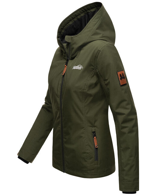 Marikoo Women's Transition Jacket with Hood, Berry