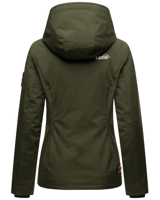 Marikoo Women's Transition Jacket with Hood, Berry