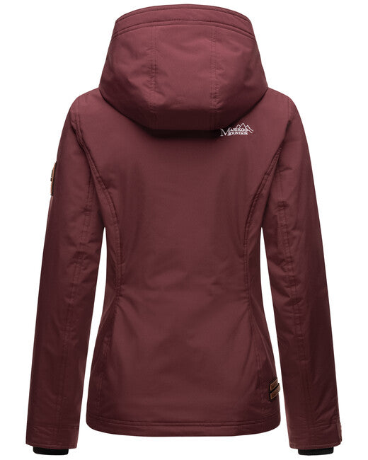 Marikoo Women's Transition Jacket with Hood, Brombeere