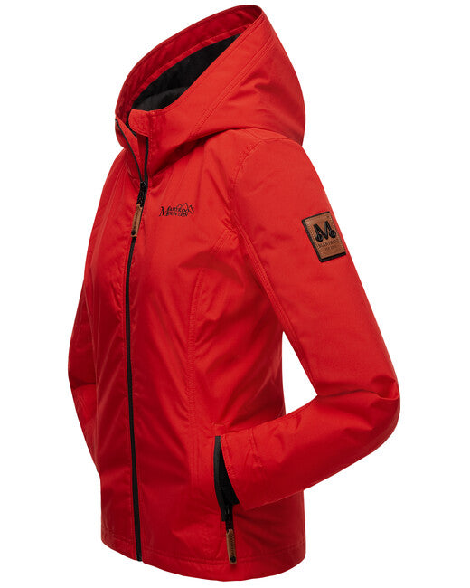 Marikoo Women's Transition Jacket with Hood, Blackberry