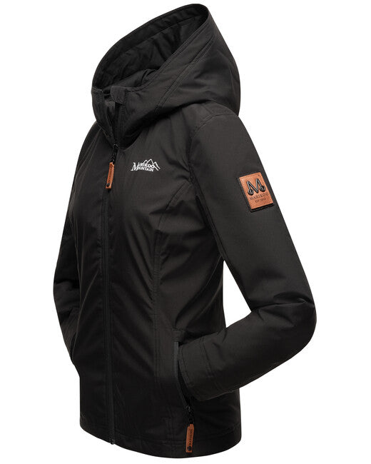 Marikoo Women's Transition Jacket with Hood, Blackberry