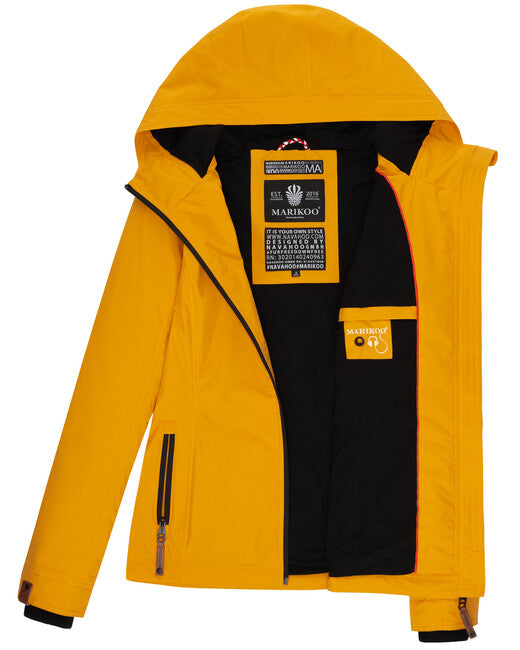 Marikoo Women's Transition Jacket with Hood, Blackberry