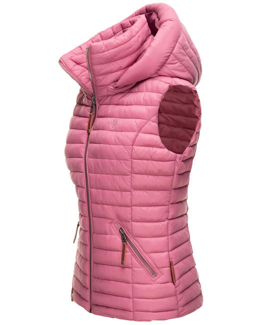 Navahoo SHADAA Vest with Hood, Dark Rose