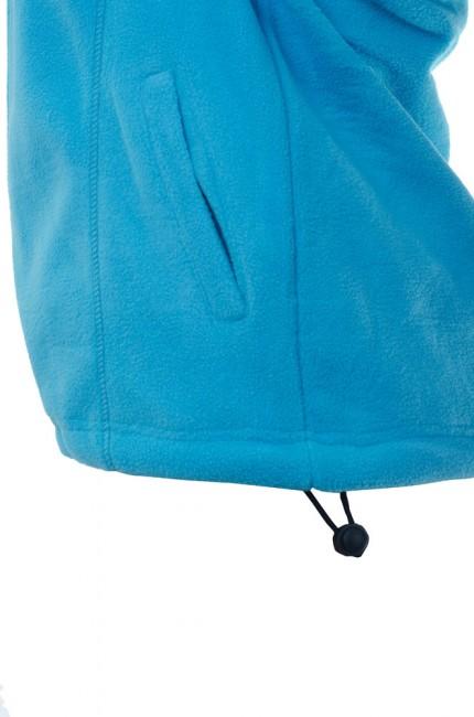 O&T Women's Monica Fleece Hoodie, Light Blue