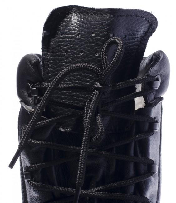 MFH Combat Boots, German Black with Leather Lining