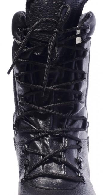 MFH Combat Boots, German Black with Leather Lining