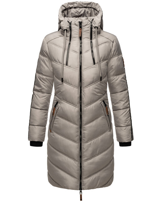 Marikoo Women's Winter Jacket ARMASA, Zinc Grey