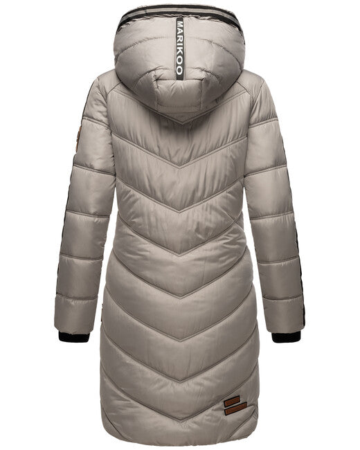 Marikoo Women's Winter Jacket ARMASA, Zinc Grey