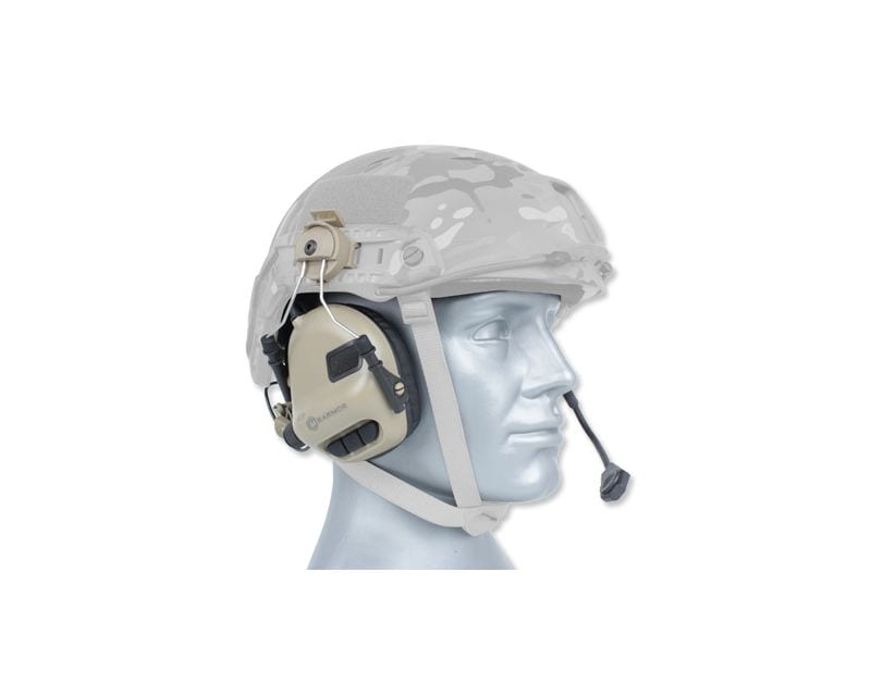 Earmor M32 Tactical Headset for Helmets, Coyote Tan