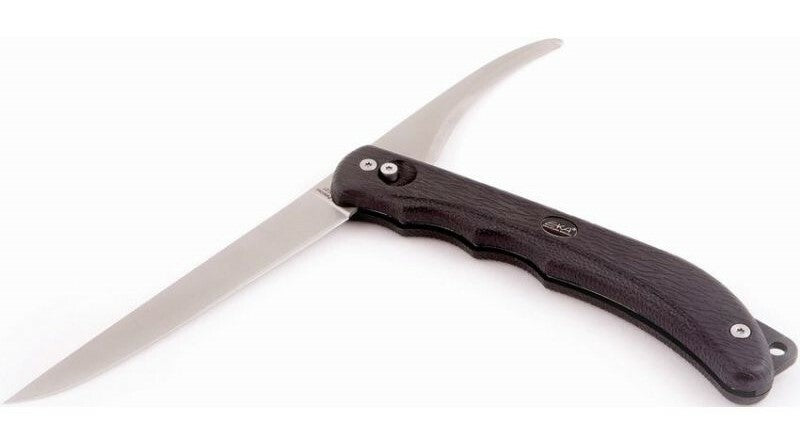 Eka nôž Duo 13 cm, čierna, guma, puzdro