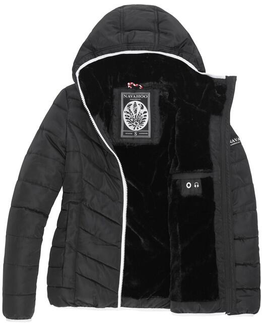 Navahoo ELVA women's winter hooded jacket, black